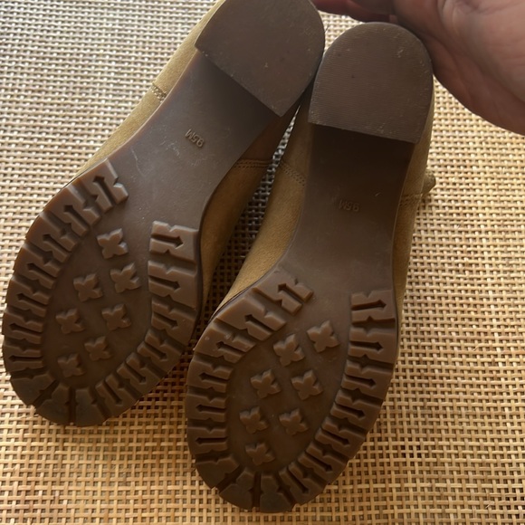 Tory Burch Lug Sole Suede Booties - Picture 5 of 7